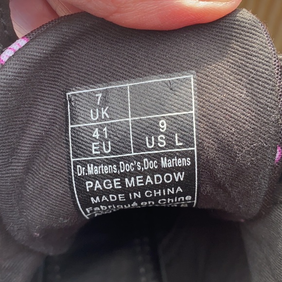 Dr martens rare page meadow in cherry red in great condition - Picture 8 of 9